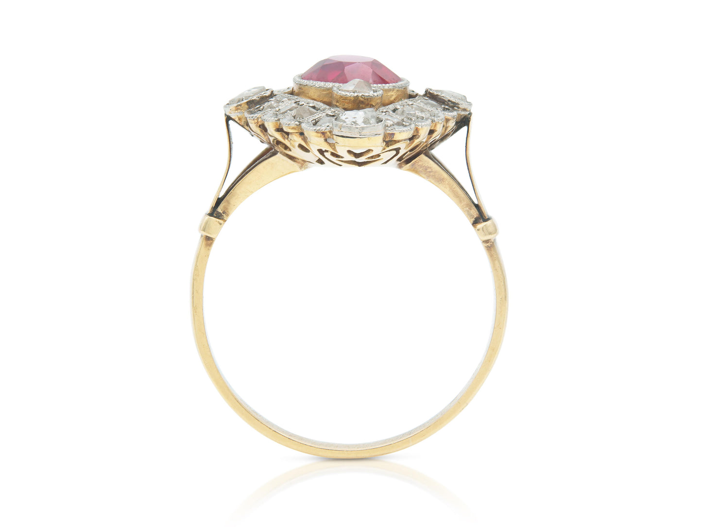 Antique Edwardian 1900s Navette Ring