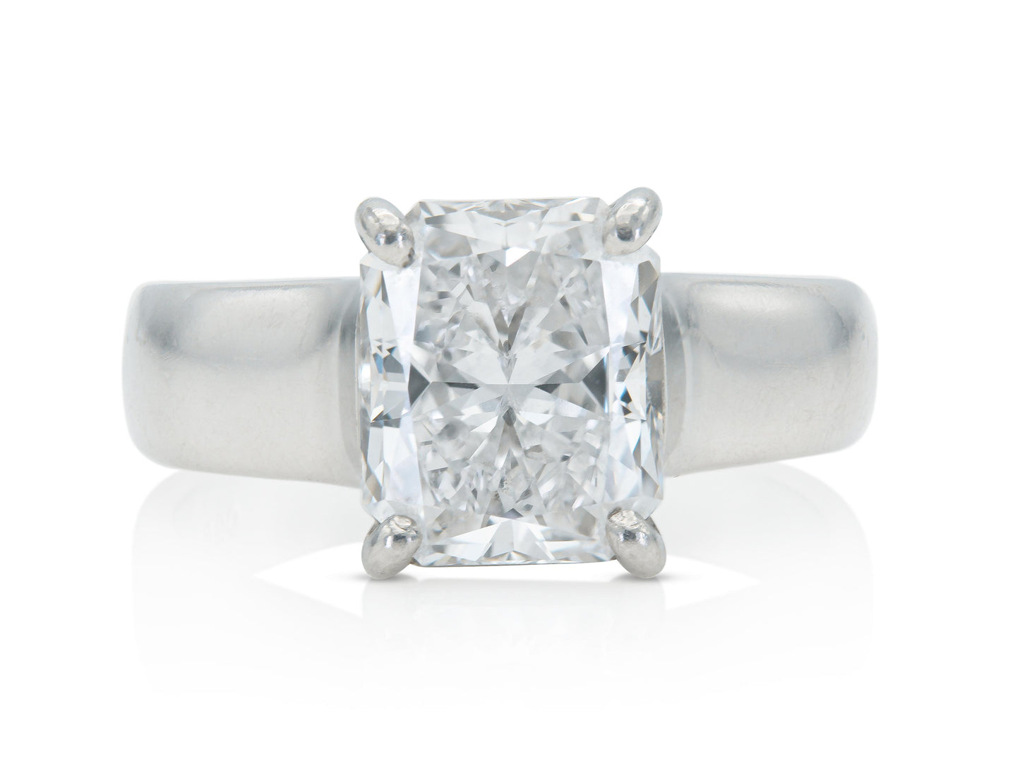 2.28 Carat GIA Certified Radiant Cut Diamond Engagement Ring