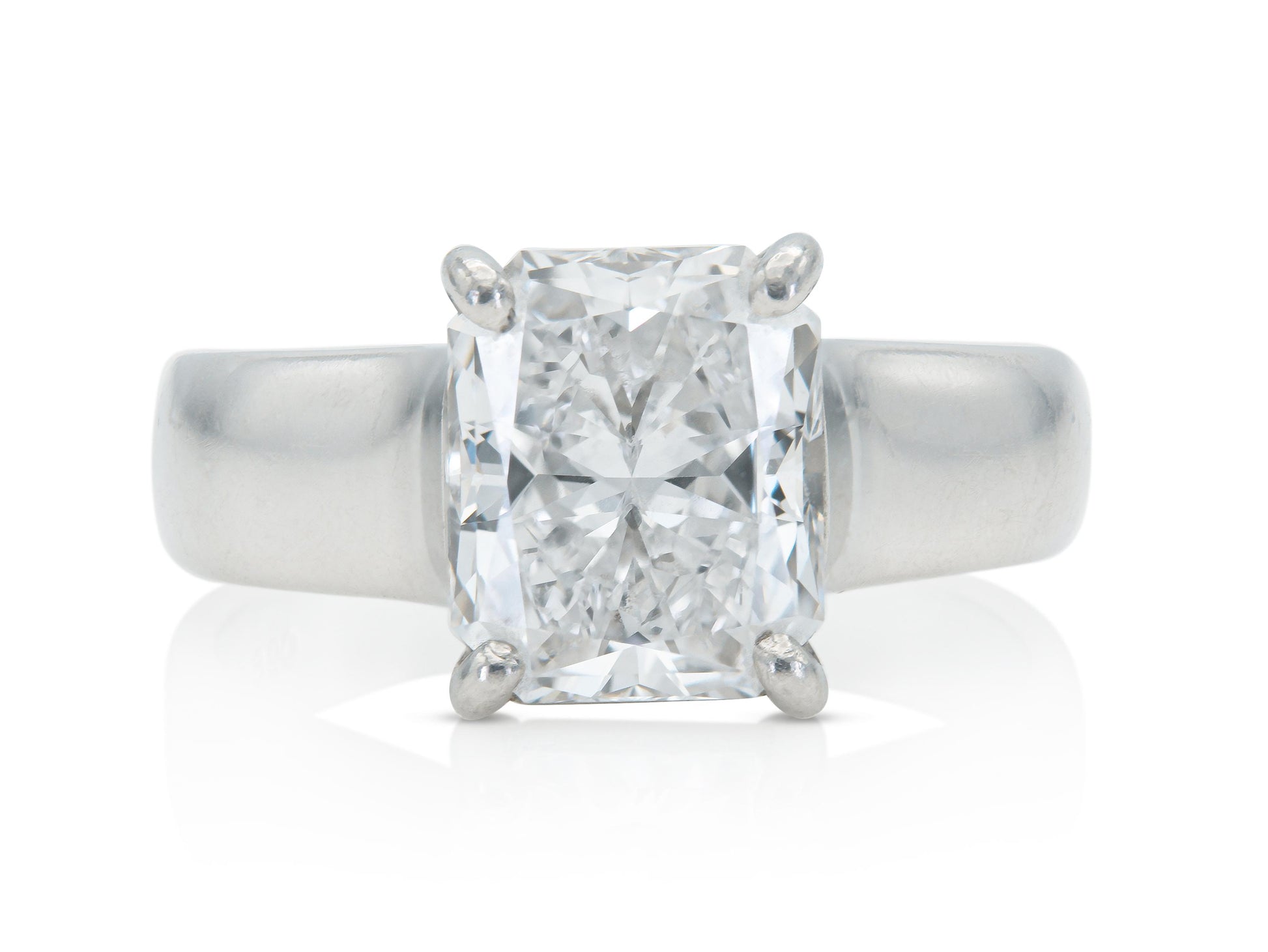 2.28 Carat GIA Certified Radiant Cut Diamond Engagement Ring