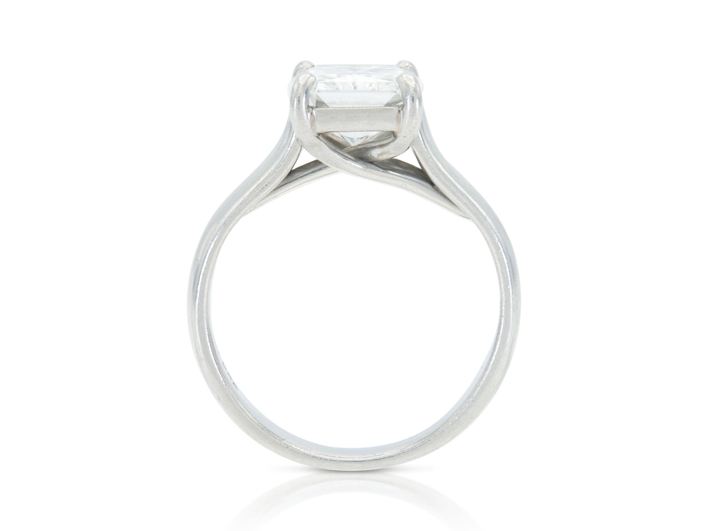 2.28 Carat GIA Certified Radiant Cut Diamond Engagement Ring