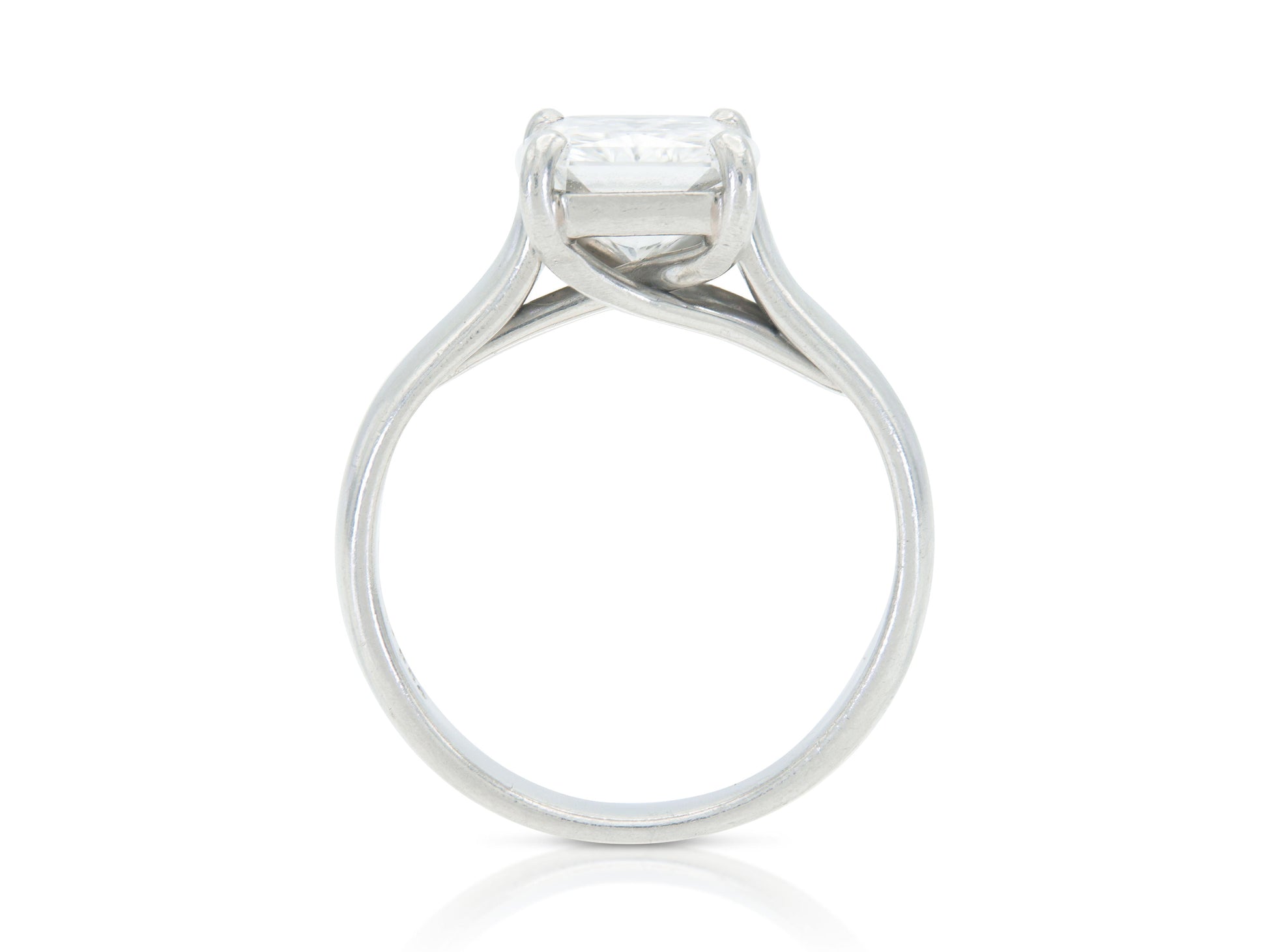 2.28 Carat GIA Certified Radiant Cut Diamond Engagement Ring