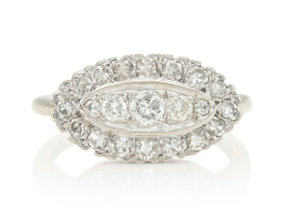 Vintage 1940s Retro 1.15 Carat Diamond Ring