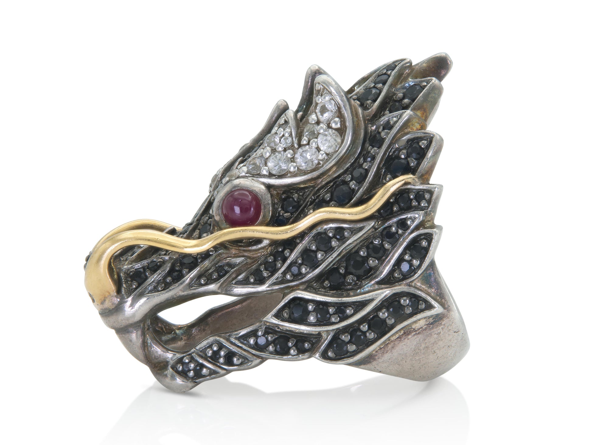 John Hardy Naga Saddle Dragon Ring