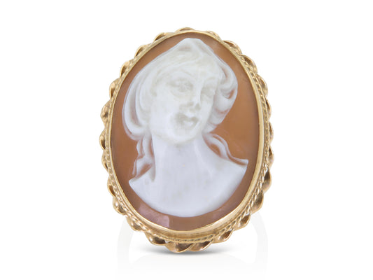 Vintage 1950s Cameo Ring