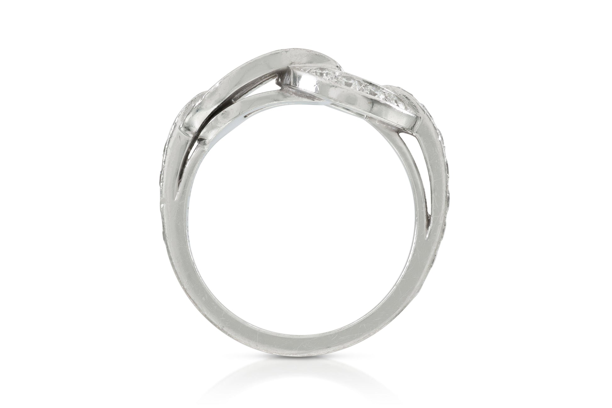 Cartier Agrafe Ring with Diamonds