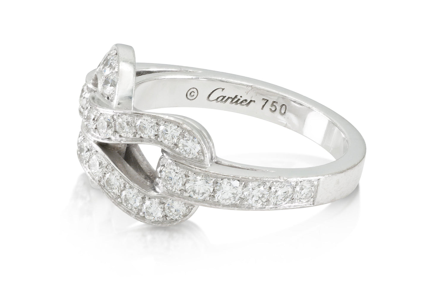 Cartier Agrafe Ring with Diamonds