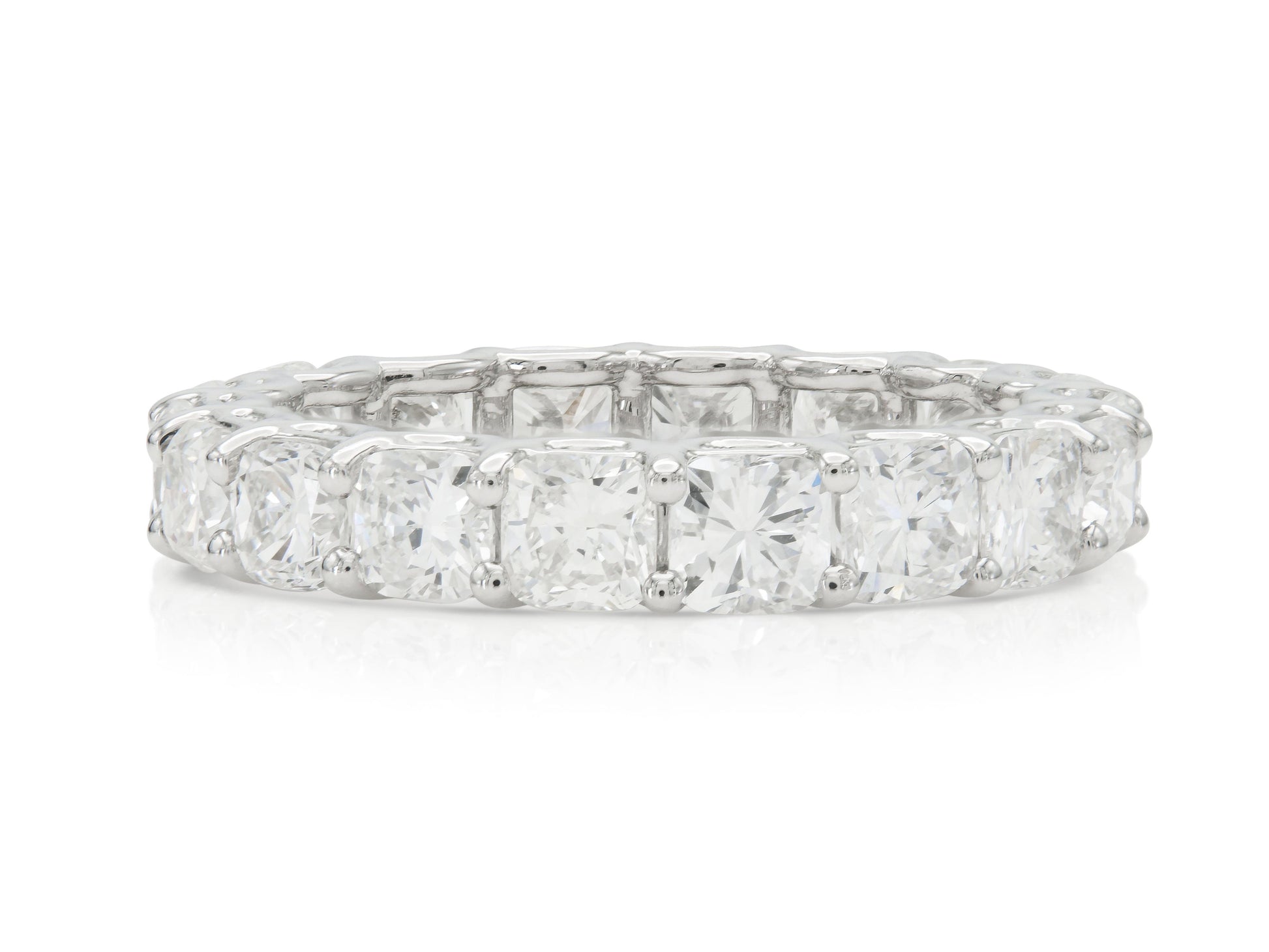 3.60 Carat Cushion Cut Diamond Eternity Band