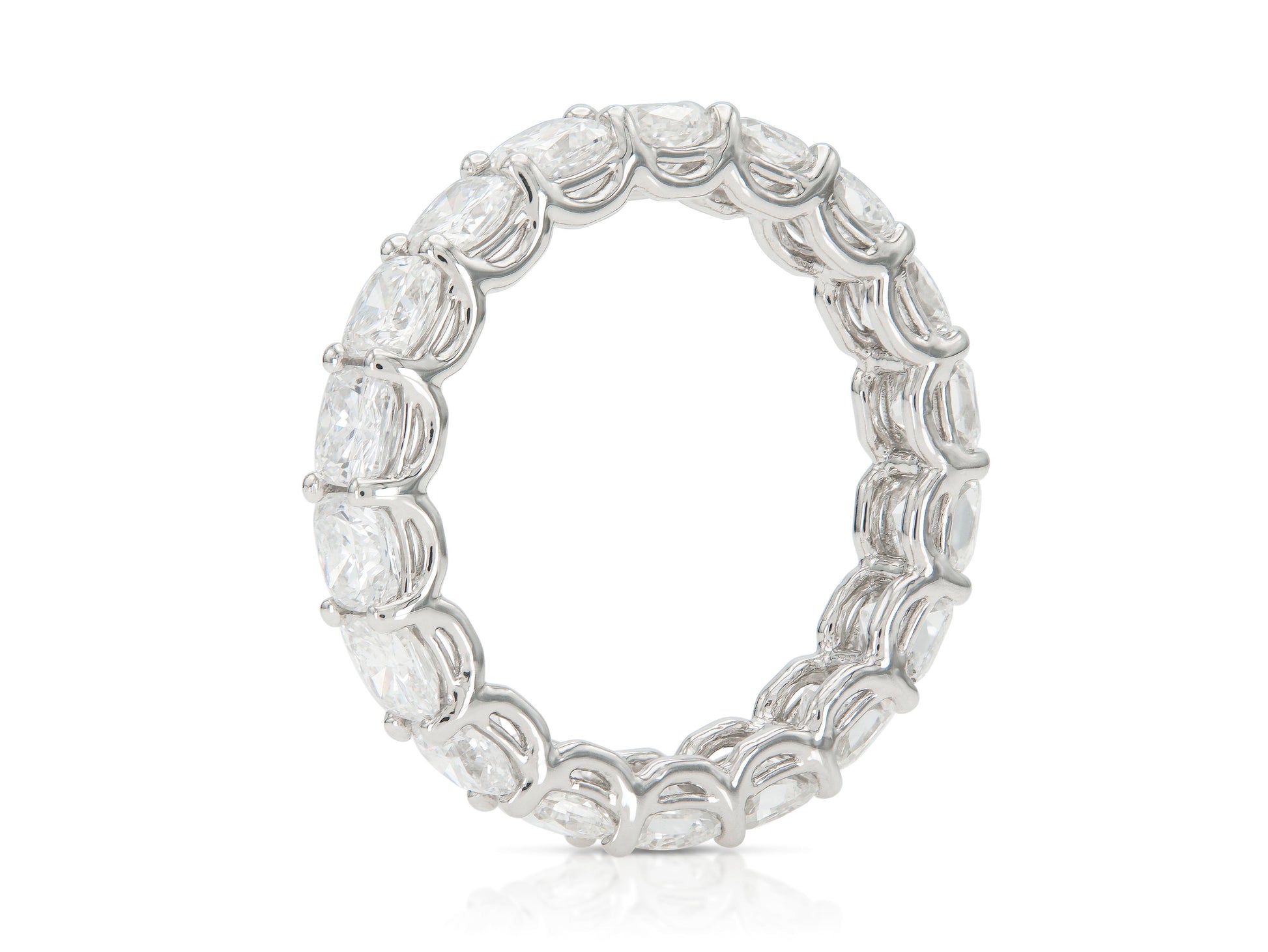 3.60 Carat Cushion Cut Diamond Eternity Band