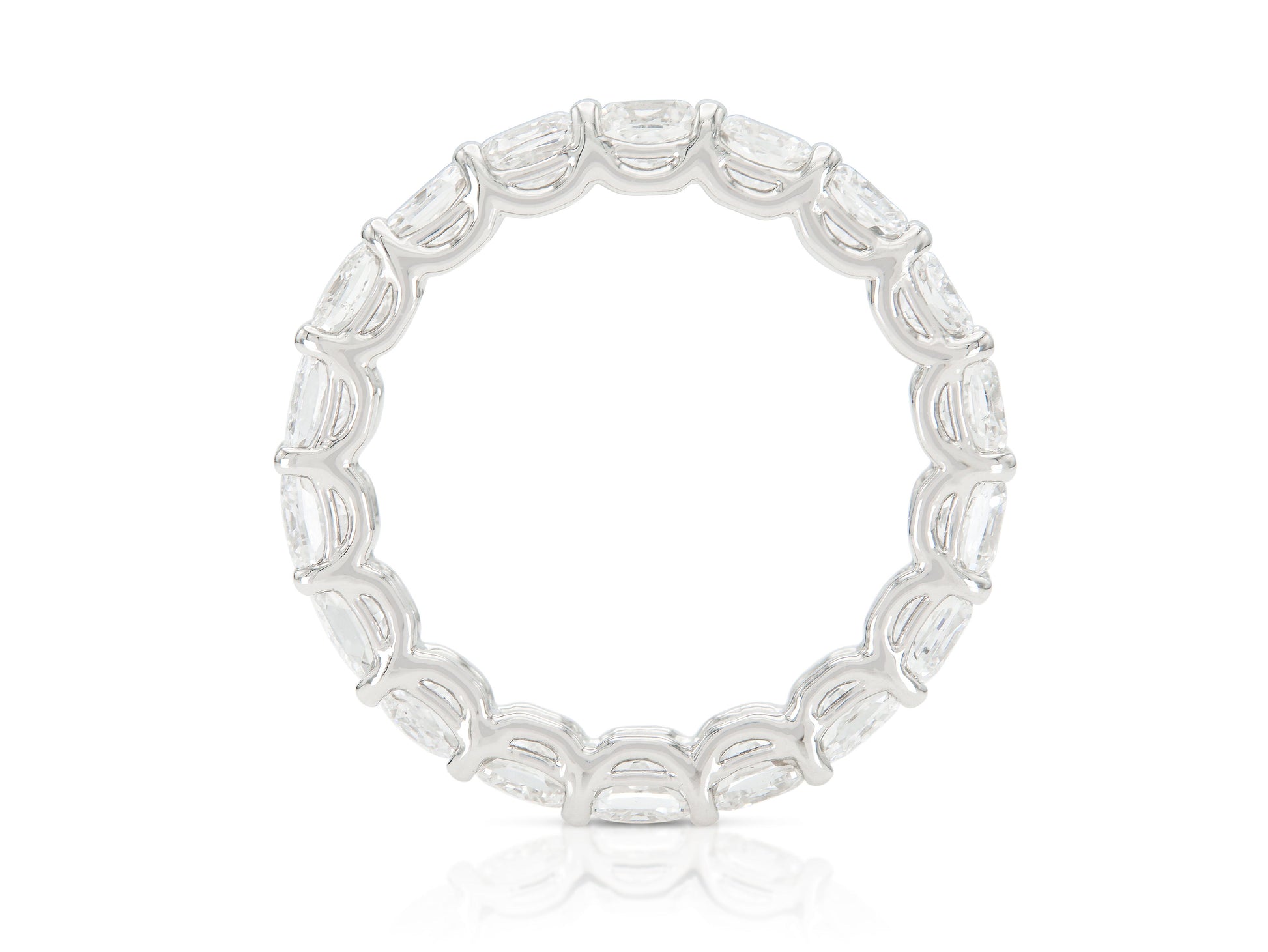 3.60 Carat Cushion Cut Diamond Eternity Band