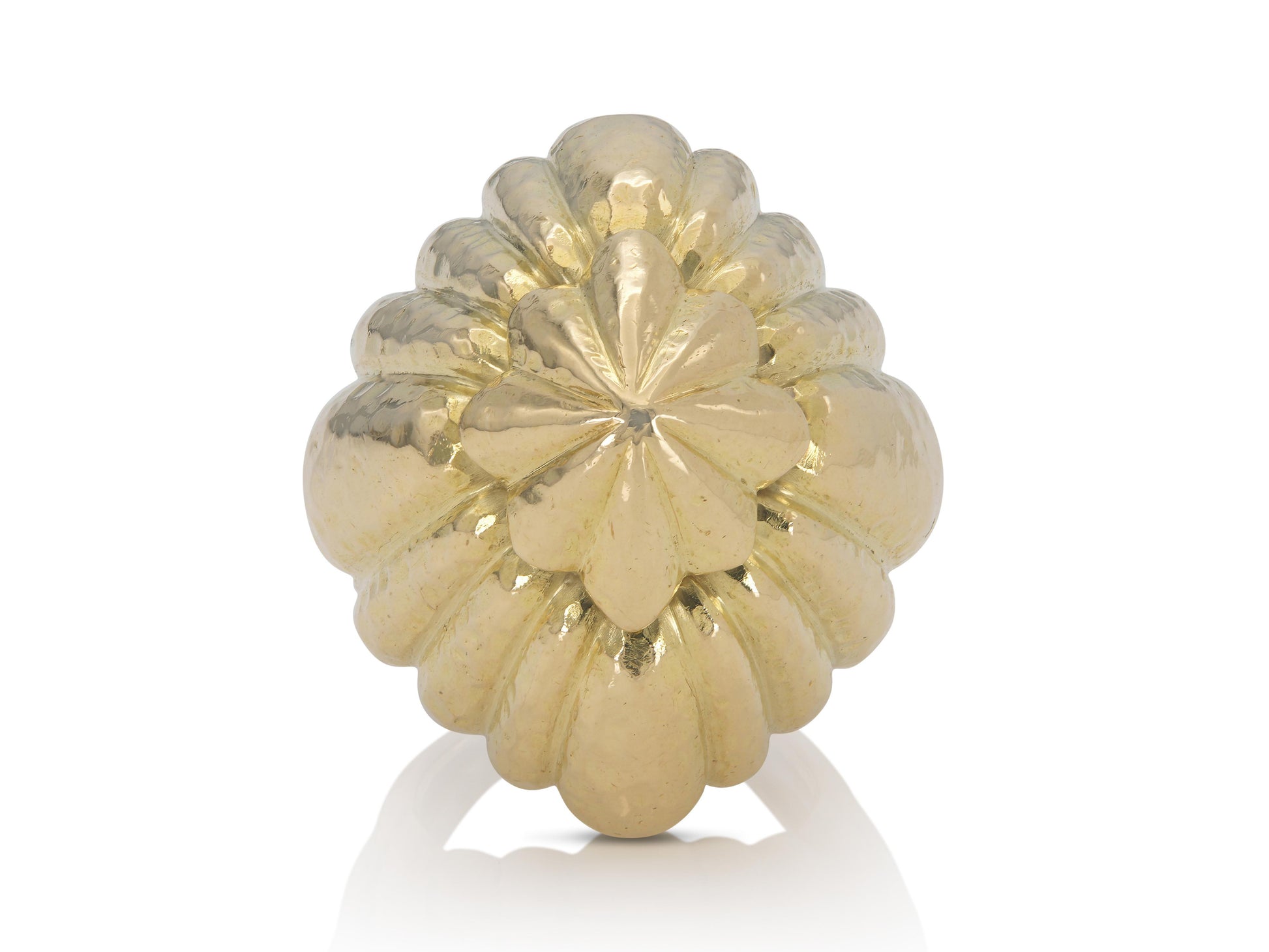 Vintage 1980s David Webb Gold Pyramid Ring