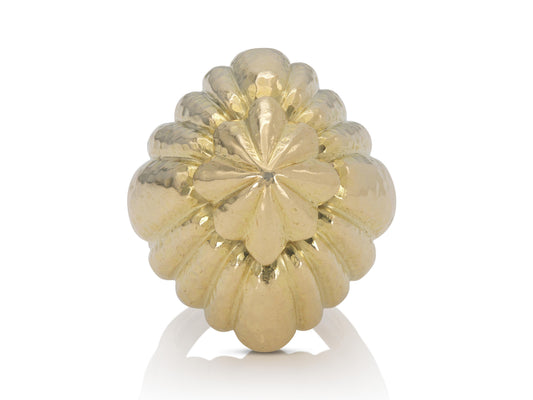 Vintage 1980s David Webb Gold Pyramid Ring