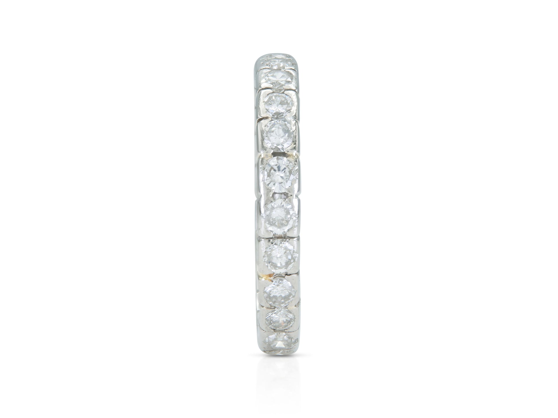 Vintage 1940s 1.15 Carat Diamond Eternity Band