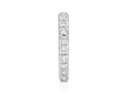 Vintage 1940s 1.15 Carat Diamond Eternity Band