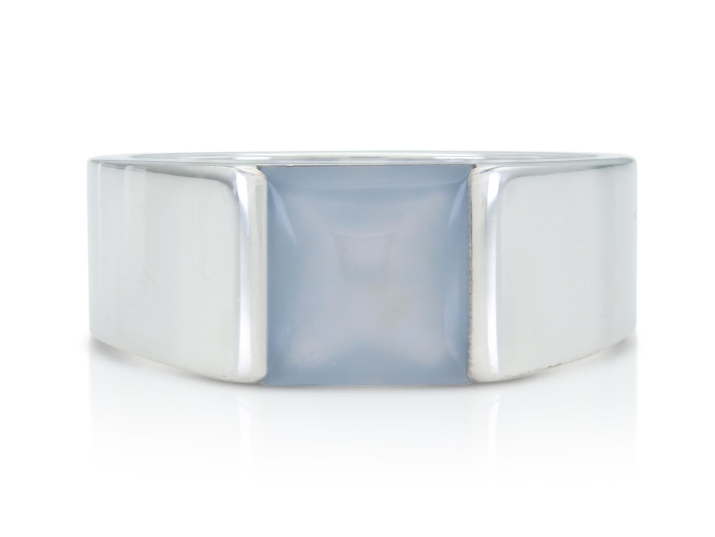 Vintage 2000s Cartier Moonstone Tank Ring