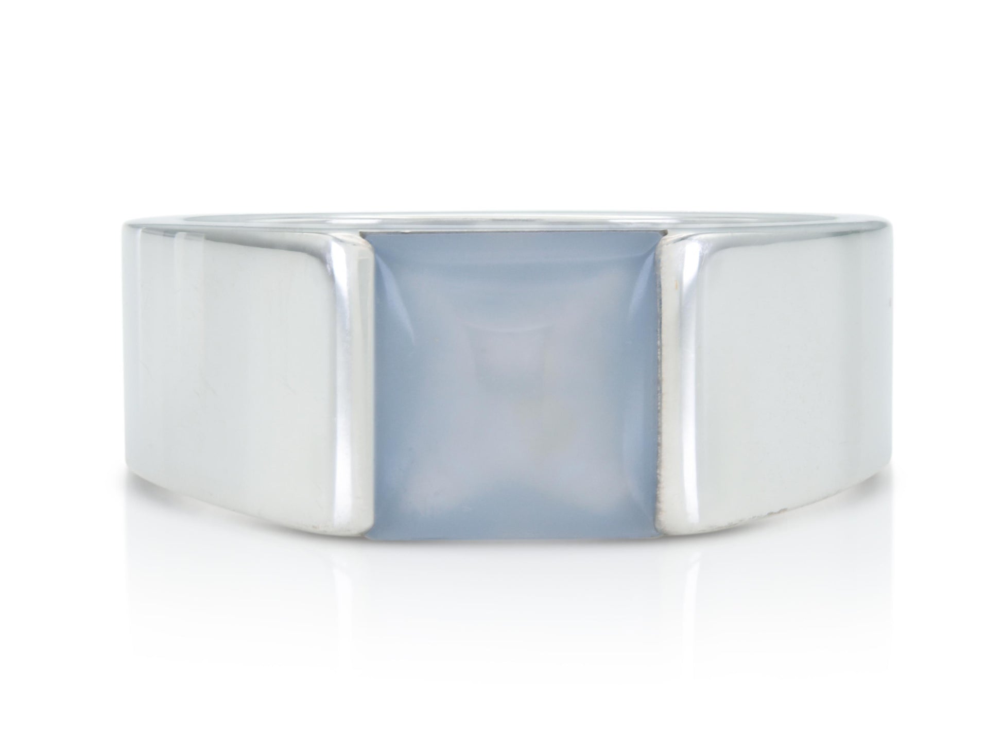 Vintage 2000s Cartier Moonstone Tank Ring