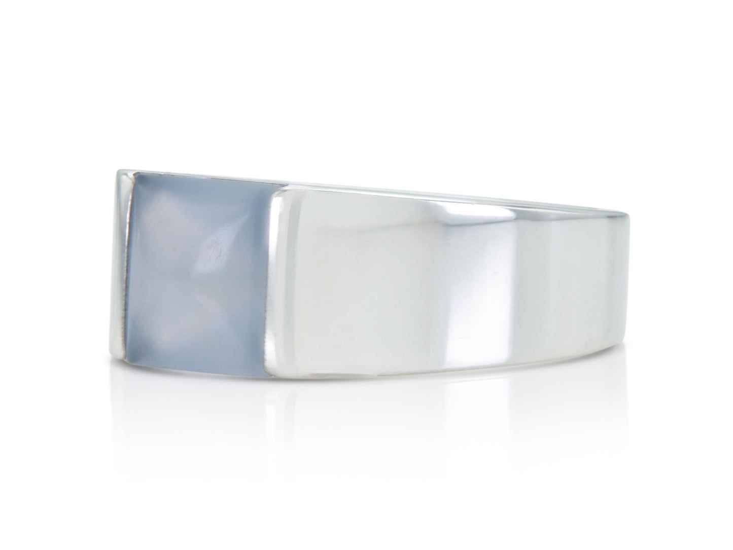 Vintage 2000s Cartier Moonstone Tank Ring