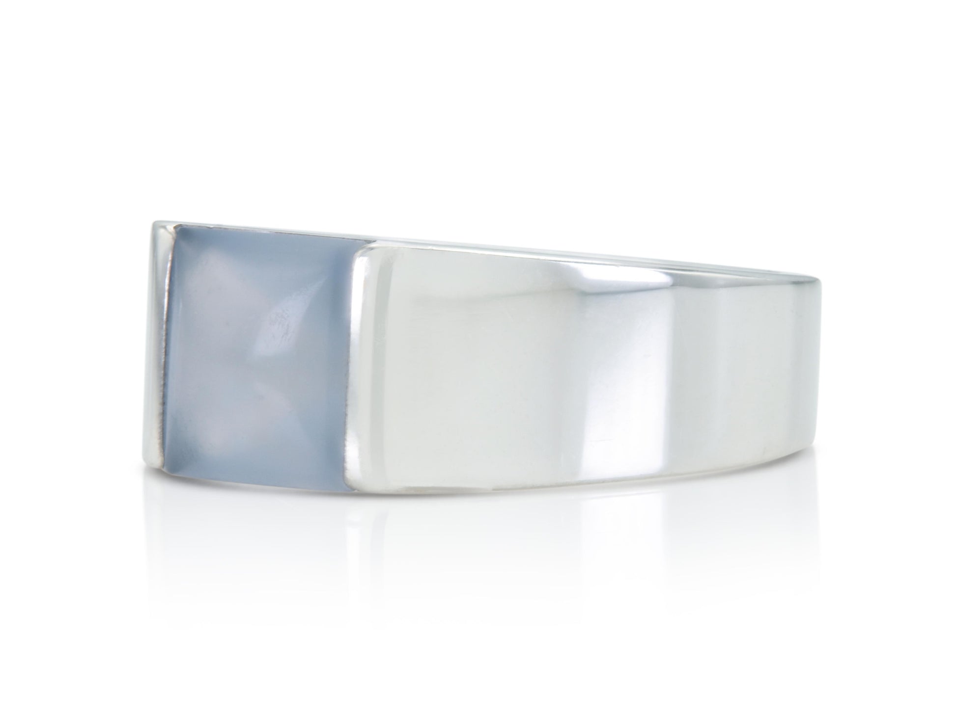 Vintage 2000s Cartier Moonstone Tank Ring