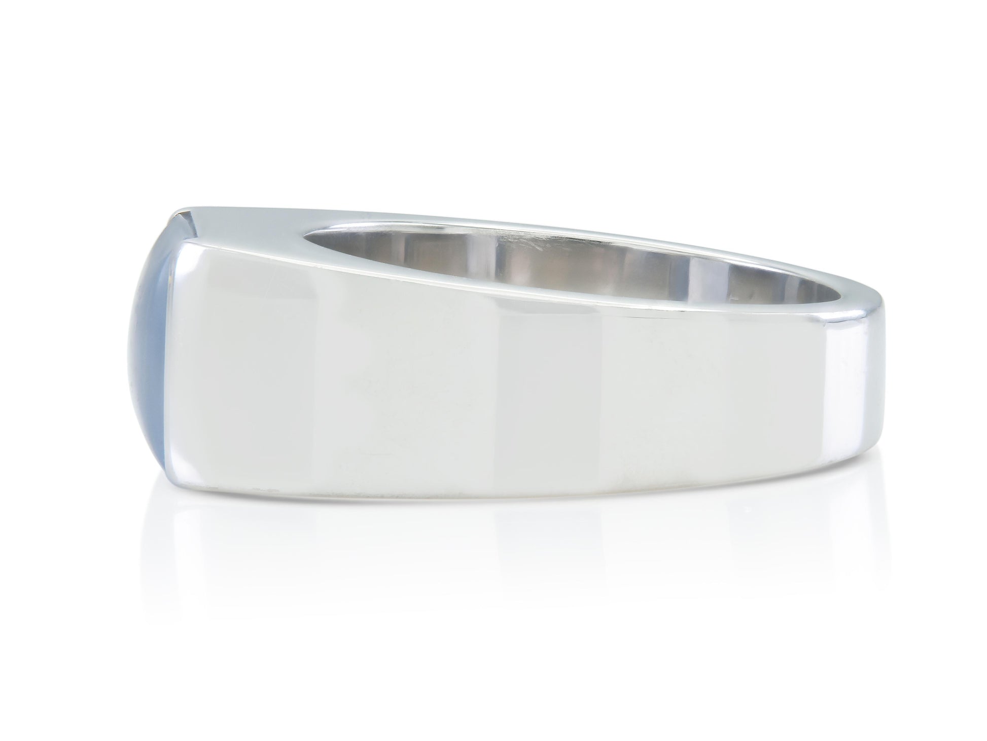 Vintage 2000s Cartier Moonstone Tank Ring