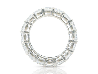 6.40 Carat Cushion Cut Diamond Eternity Band