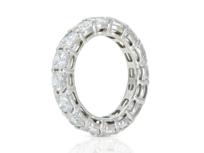 6.40 Carat Cushion Cut Diamond Eternity Band