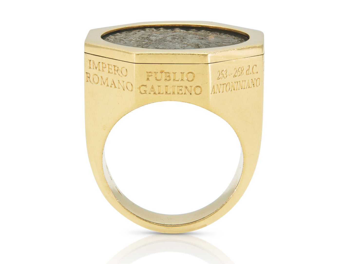Vintage 1980s Bvlgari Moneta Coin Ring