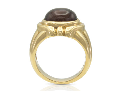 Vintage 1960s Bvlgari Cabochon Tourmaline Ring