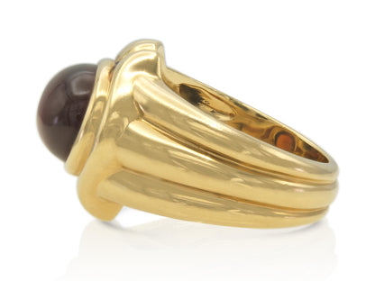 Vintage 1960s Bvlgari Cabochon Tourmaline Ring