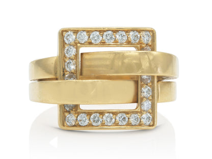 Boucheron Dechainee Ring with Diamonds