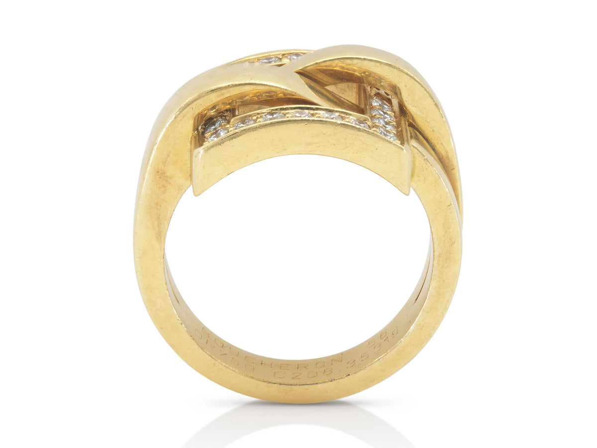 Boucheron Dechainee Ring with Diamonds