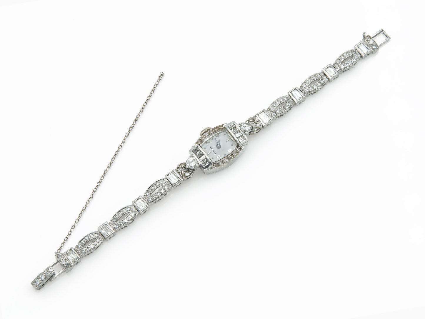 Vintage 1940s Hamilton 4.50 Carat Diamond Watch