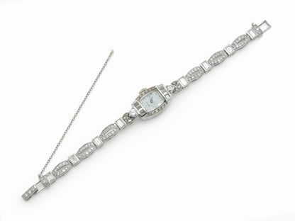 Vintage 1940s Hamilton 4.50 Carat Diamond Watch