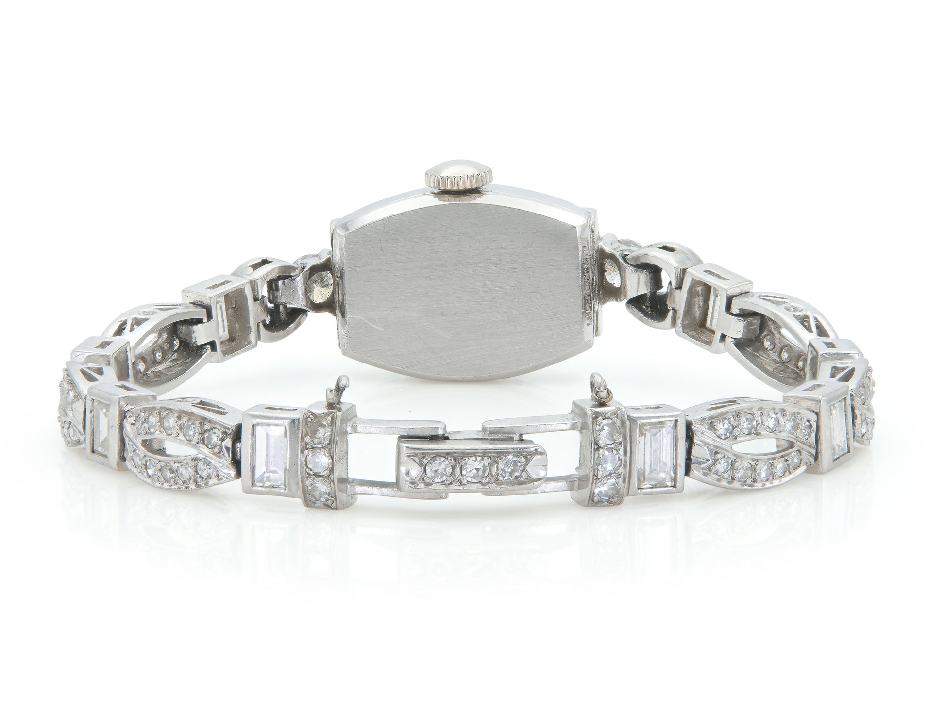 Vintage 1940s Hamilton 4.50 Carat Diamond Watch