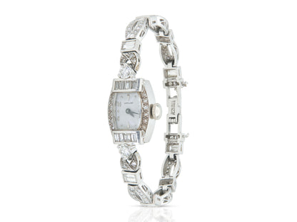 Vintage 1940s Hamilton 4.50 Carat Diamond Watch