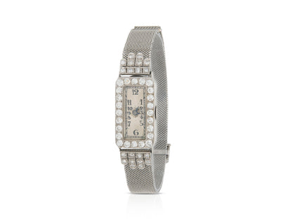 Antique Art Deco 1920s Audemars Piguet 2.30 Carat Diamond Watch