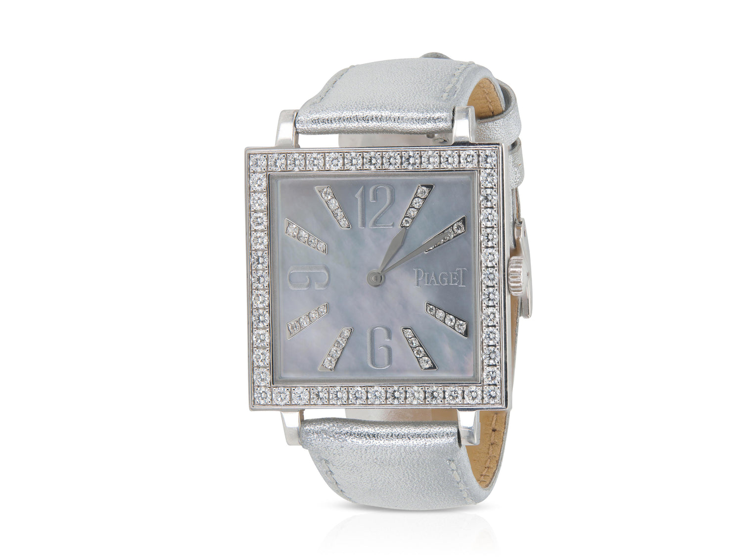 Piaget Square Altiplano Mother of Pearl Watch with Diamonds