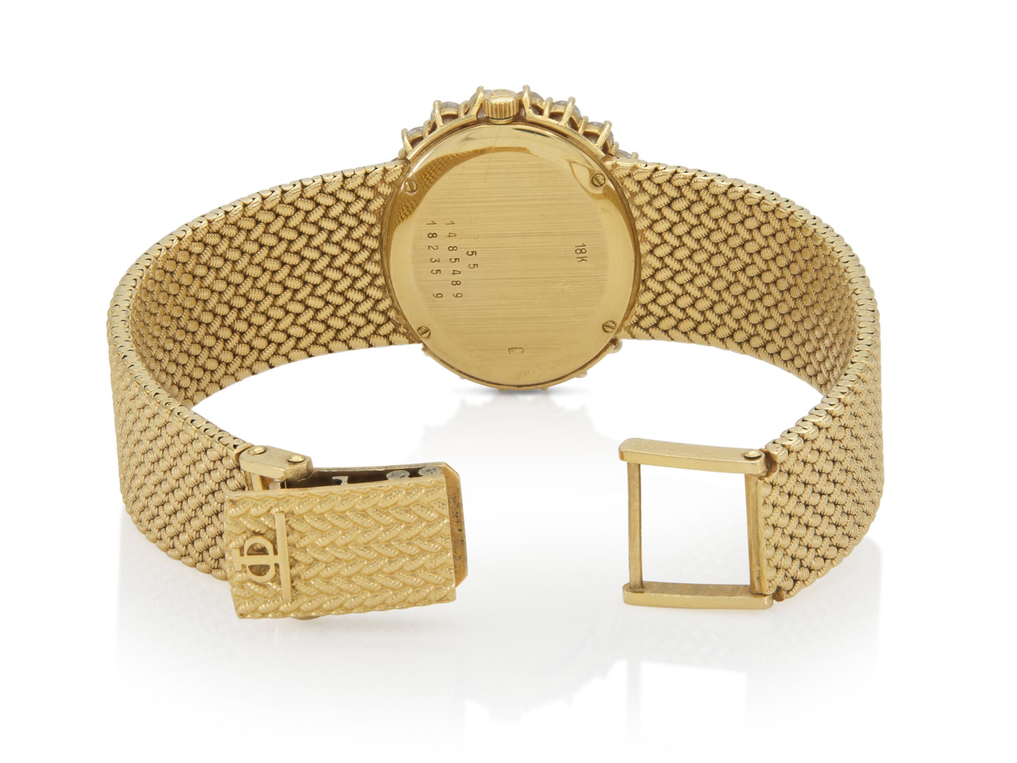 Vintage 1980s Baume & Mercier Gold and Diamond Watch