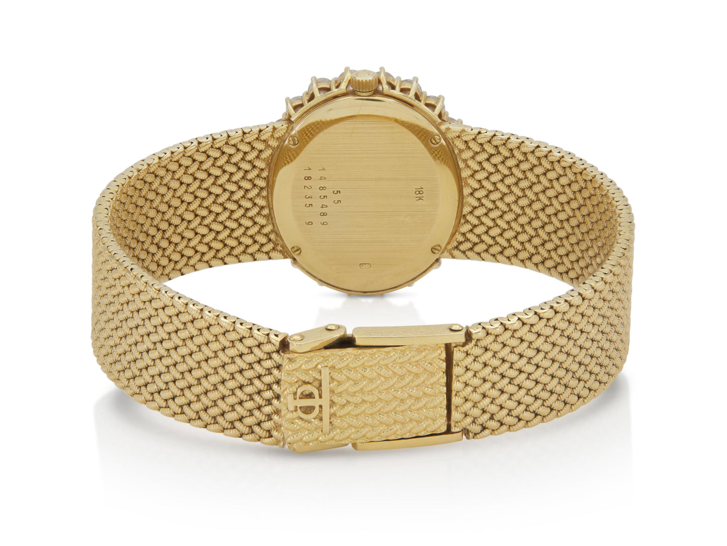 Vintage 1980s Baume & Mercier Gold and Diamond Watch