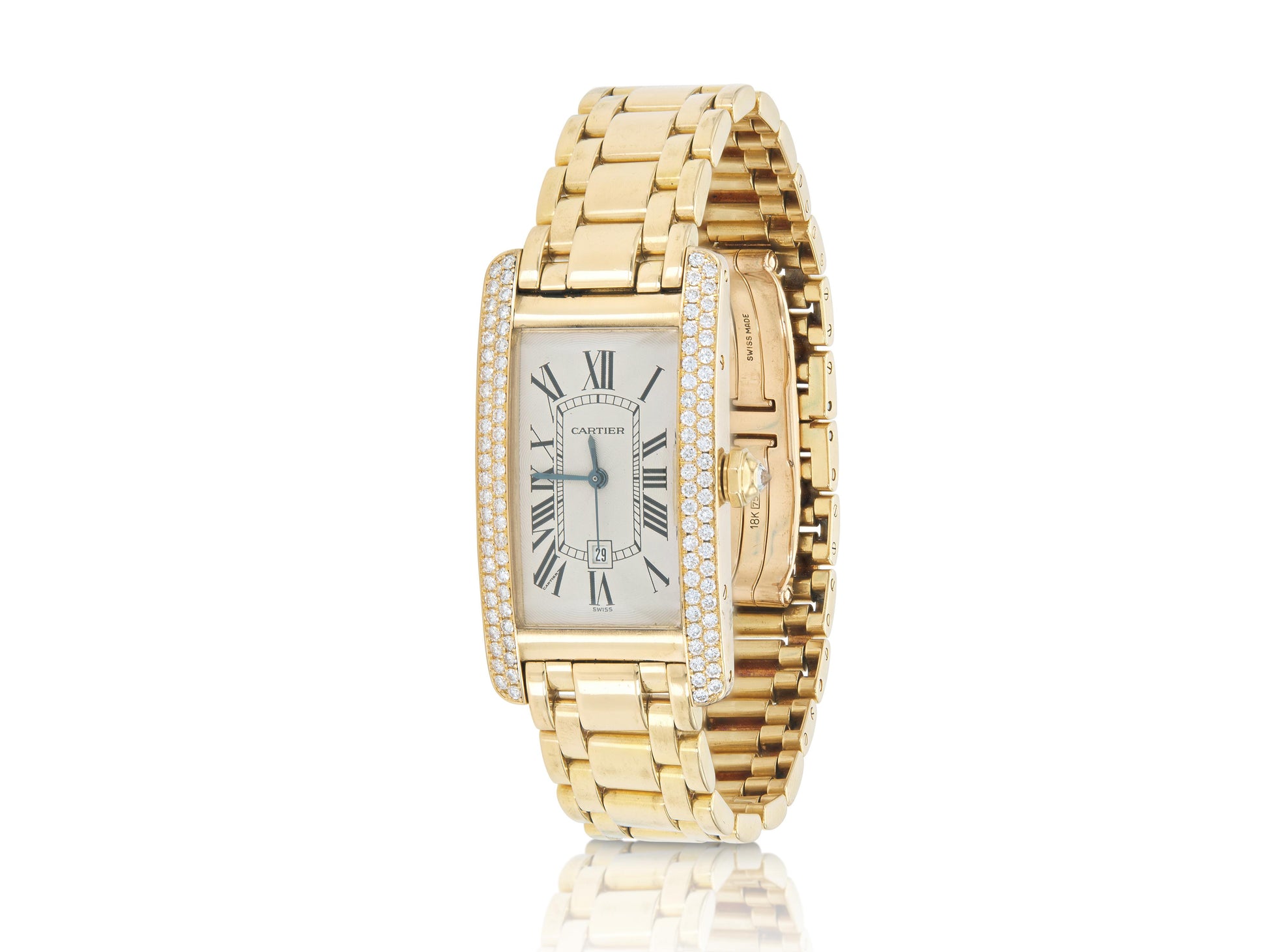 Cartier Tank Americaine with Diamonds