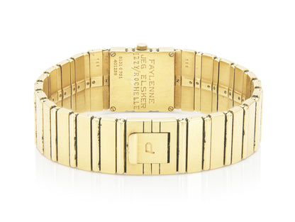 Vintage 1980s Piaget Gold Polo Watch for Van Cleef & Arples
