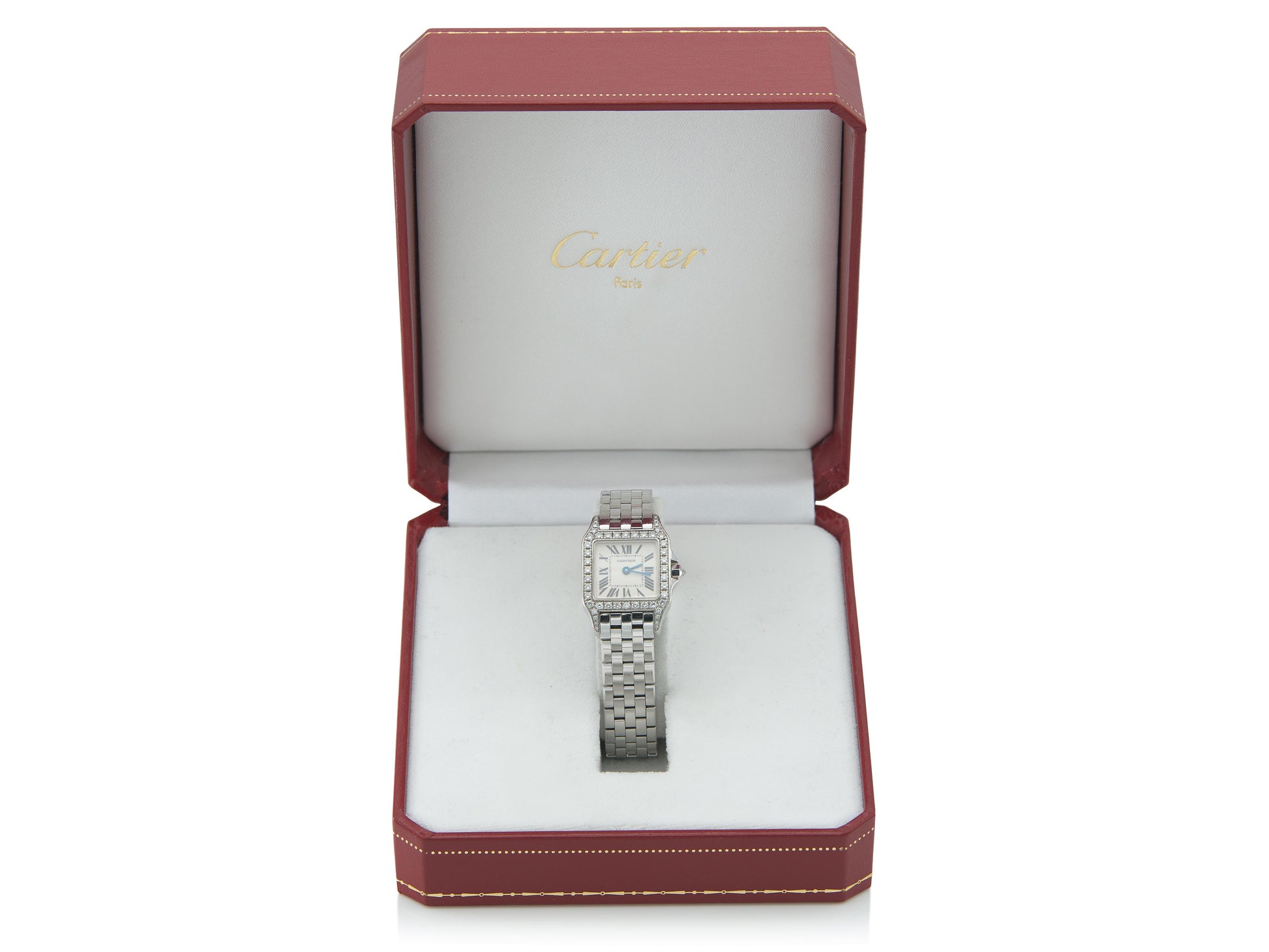 Cartier Santos Demoiselle Watch with Diamonds
