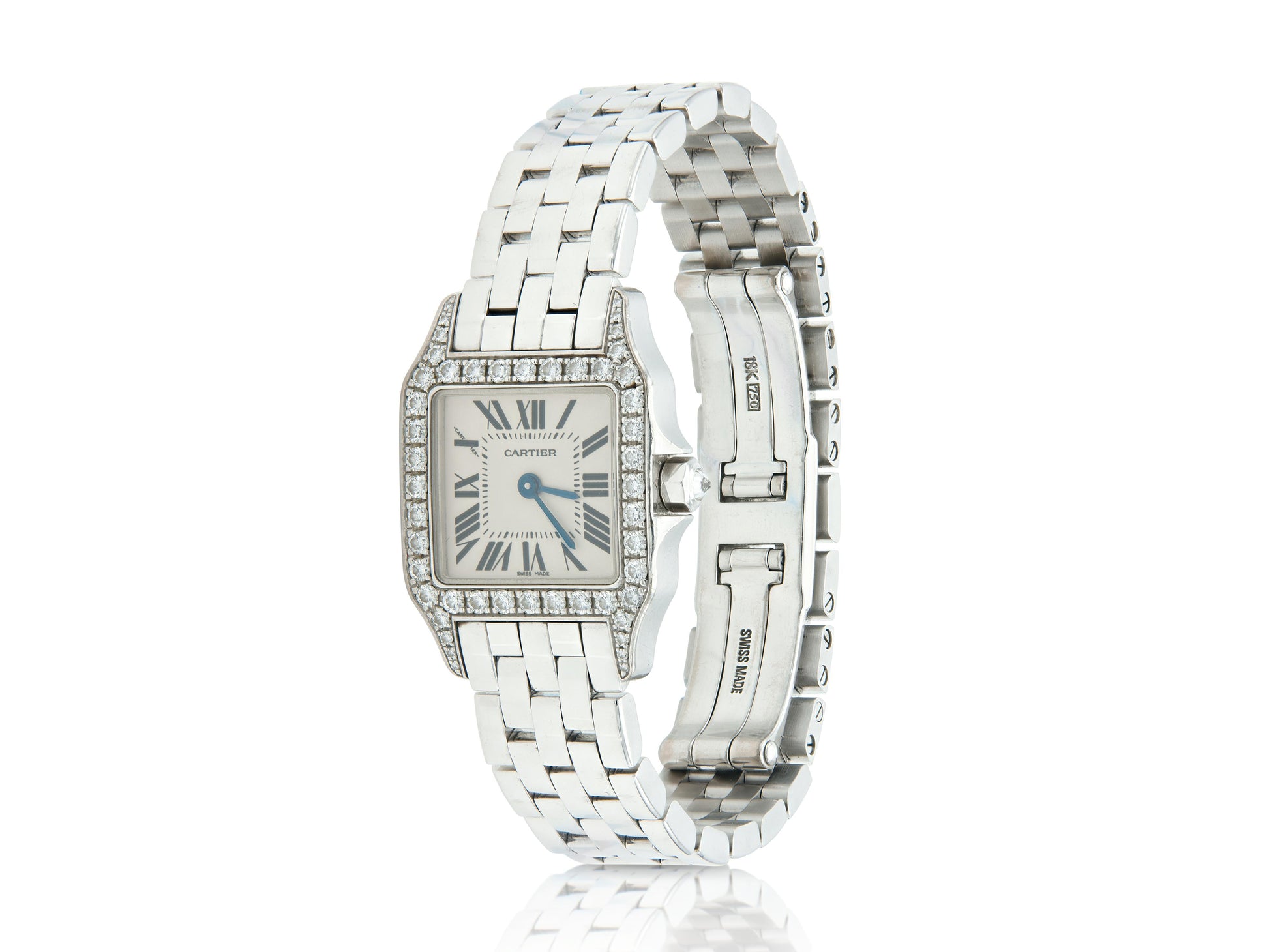 Cartier Santos Demoiselle Watch with Diamonds