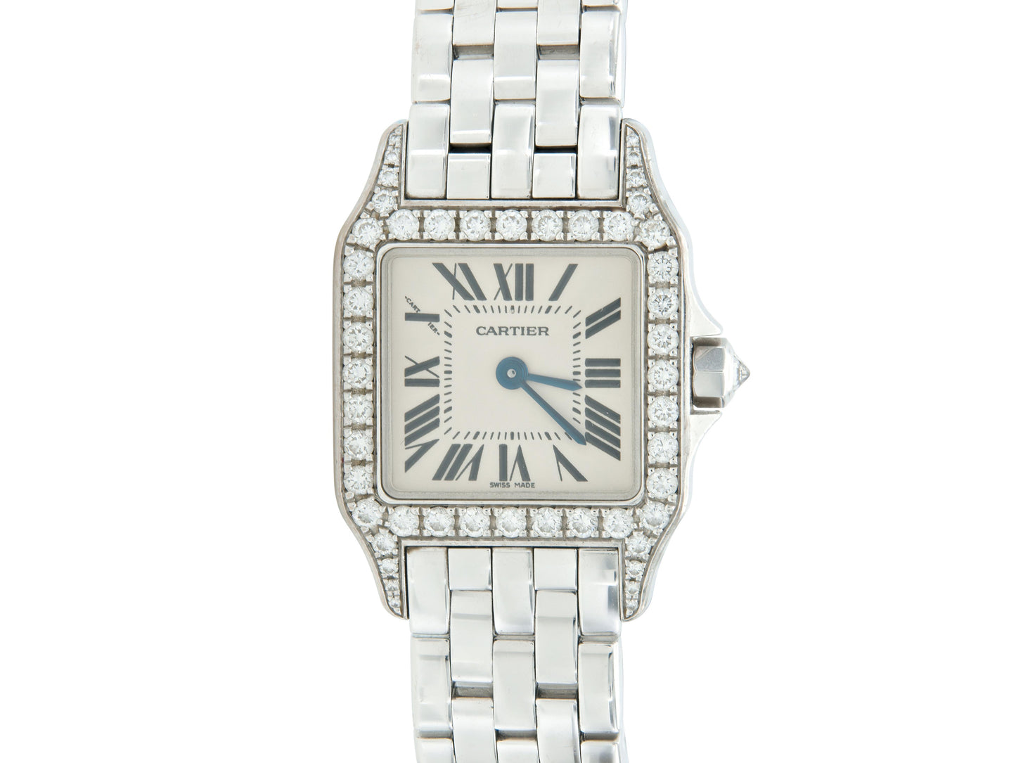 Cartier Santos Demoiselle Watch with Diamonds