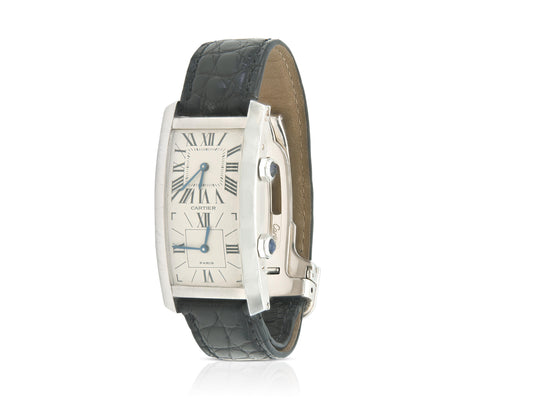Cartier Tank Cintree Dual Time Watch
