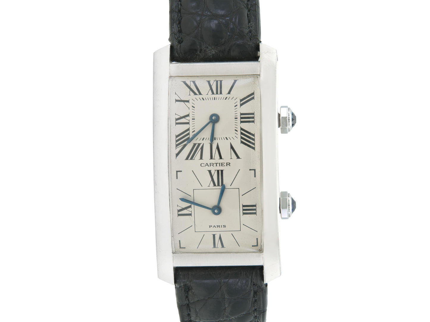 Cartier Tank Cintree Dual Time Watch