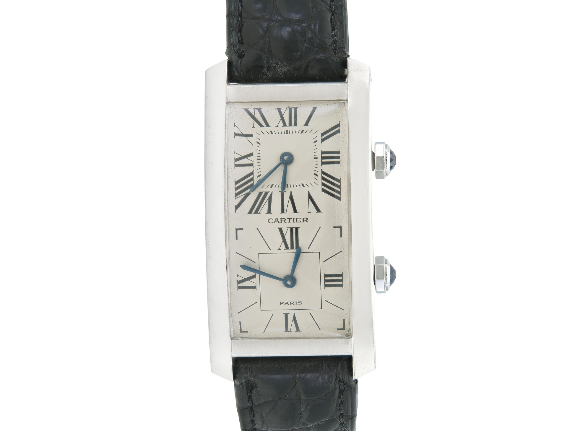 Cartier Tank Cintree Dual Time Watch