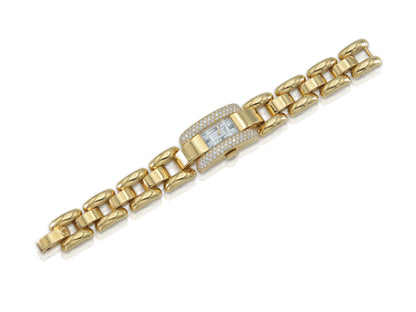 Vintage 1990s Chopard La Strada Watch with Diamonds