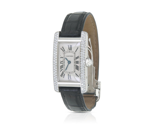 Cartier Tank Américaine Watch with Diamonds