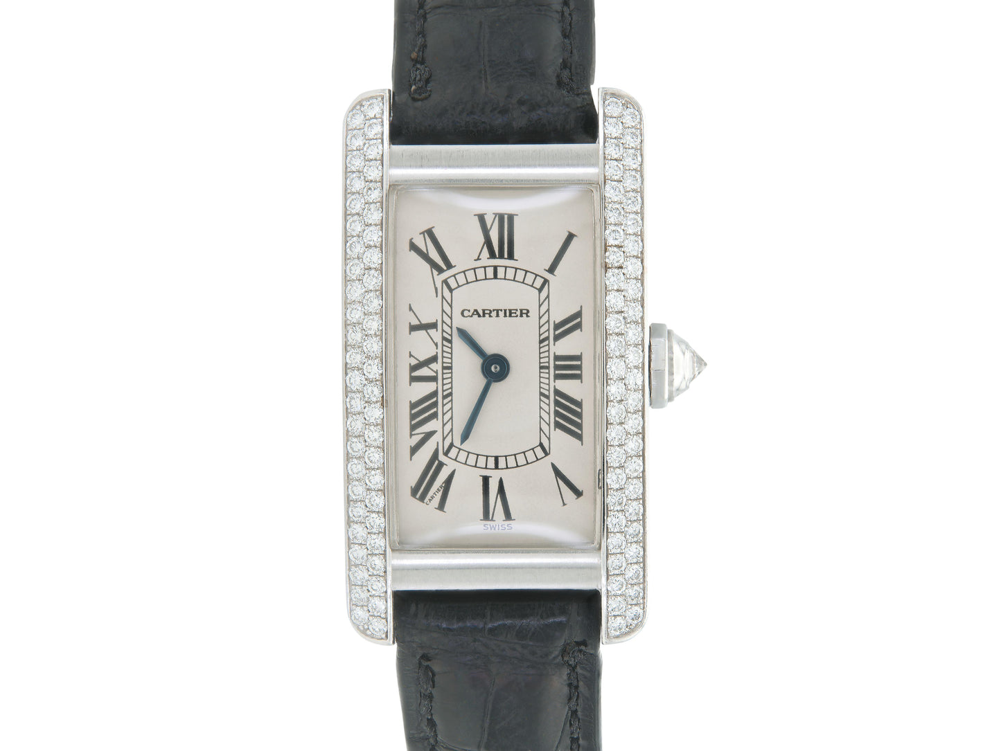 Cartier Tank Américaine Watch with Diamonds