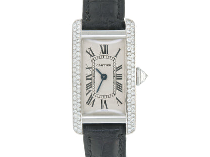Cartier Tank Américaine Watch with Diamonds