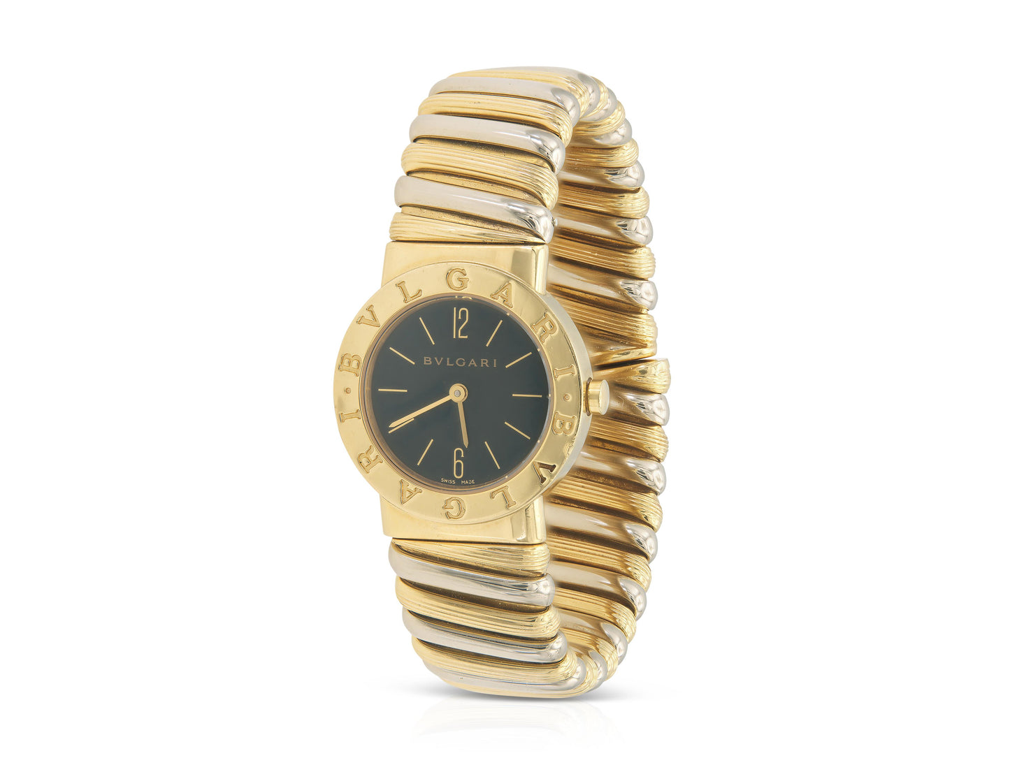 Vintage 1990s Bvlgari Two-Tone Watch